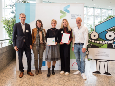 Unser Team bei der Preisverleihung